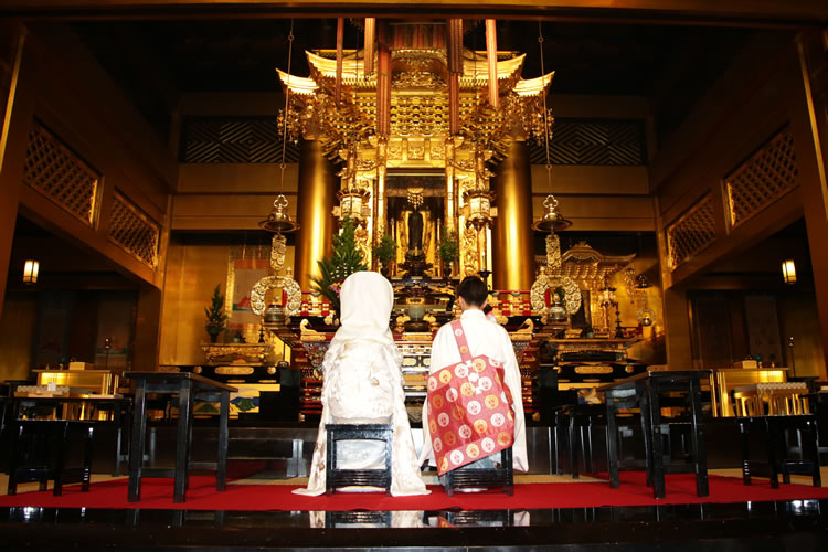 仏前結婚式 北御堂 浄土真宗本願寺派 本願寺津村別院